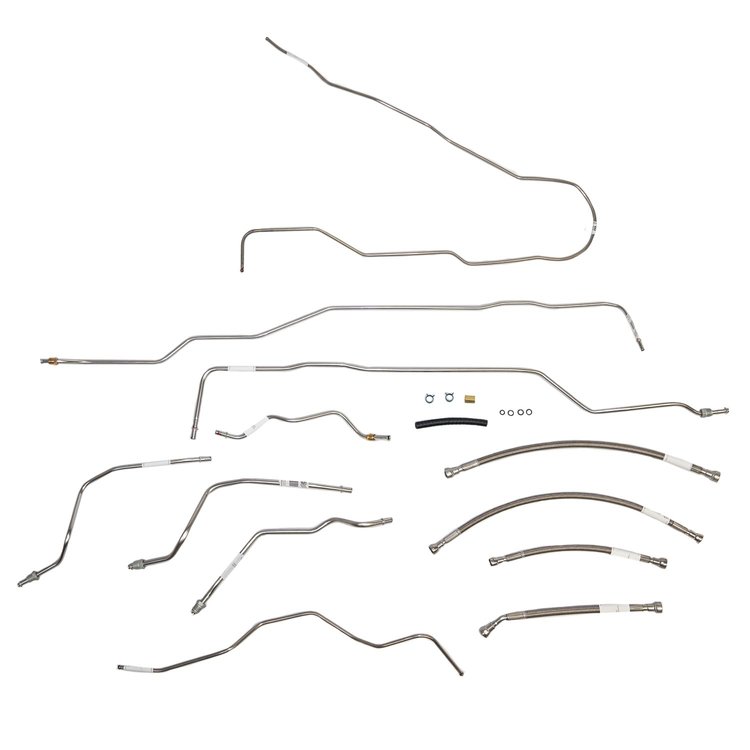 Complete Fuel Line Kit for 1996-1999 GMC Yukon 4WD, 4-Door [Stainless Steel]