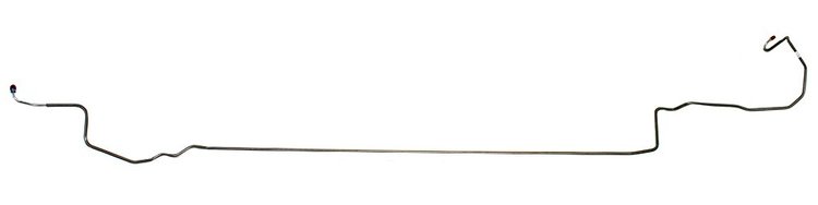 Intermediate Brake Line for 1971-1973 Chevrolet Nova with Drum Brakes [Stainless]