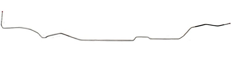 Main Front-to-Rear Fuel Line for Select 1964-1966 GM Models w/Hardtop [5/16 in. O.D., Stainless Steel]