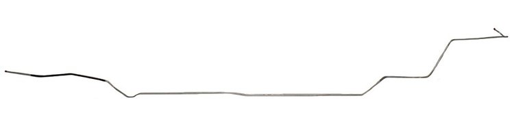 Main Front-to-Rear Fuel Line for Select 1964-1966 GM Models w/Convertible [5/16 in. O.D., Stainless Steel]