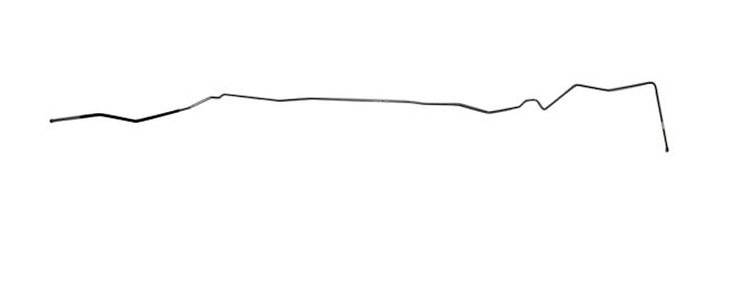 Main Front-to-Rear Fuel Line for Select 1964-1966 GM Models w/Hardtop [3/8 in. O.D., Stainless Steel]