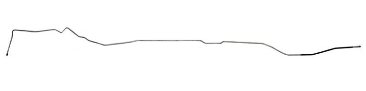 Main Front-to-Rear Fuel Line for Select 1967 GM Models w/Hardtop [5/16 in. O.D., Stainless Steel]