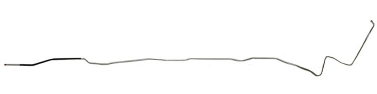 Main Front-to-Rear Fuel Line for Select 1969 GM Models w/Convertible [3/8 in. O.D., Stainless Steel]