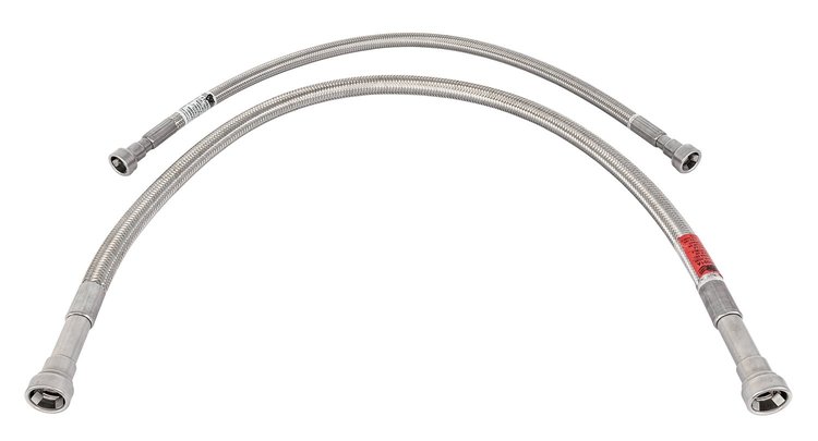 Quick-Fix Fuel Lines for 2001-2010 GM 2500HD, 3500, 3500HD w/6.6L Duramax Diesel, Sending Unit to Hard Line [Braided]