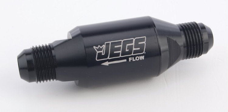 One-Way Fluid Check Valve [-6 AN, Black]