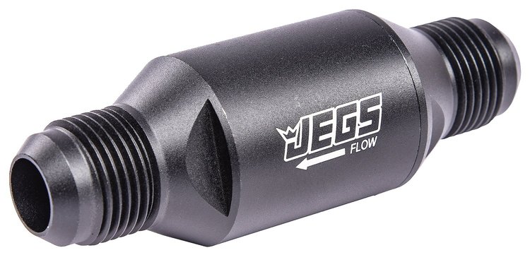 One-Way Fluid Check Valve [-10 AN, Black]