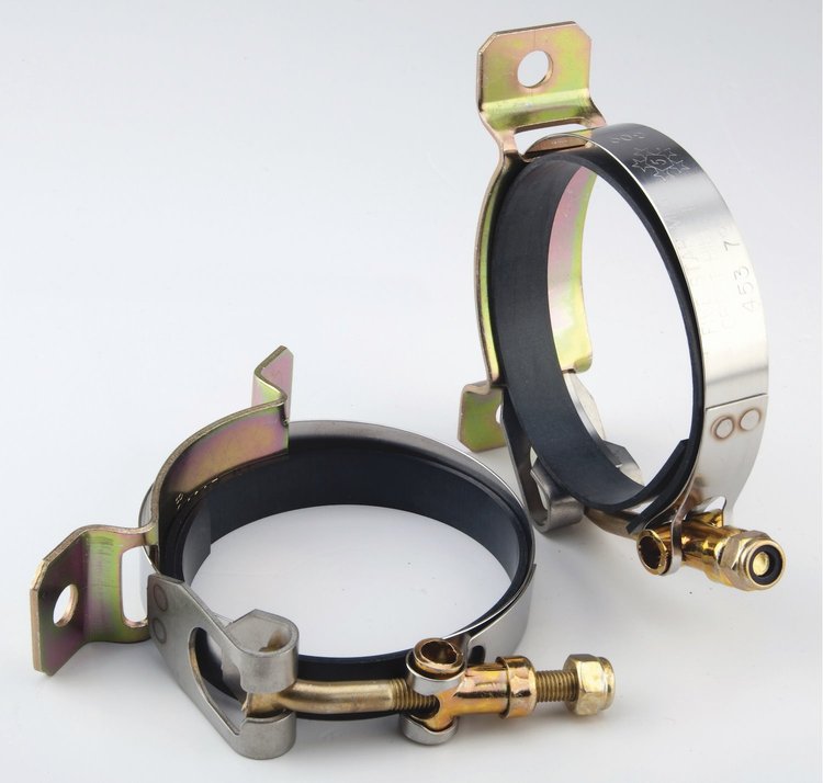 Fuel Pump & Filter T-Bolt Mounting Clamp System 2.91"-3.12" I.D. Clamp System