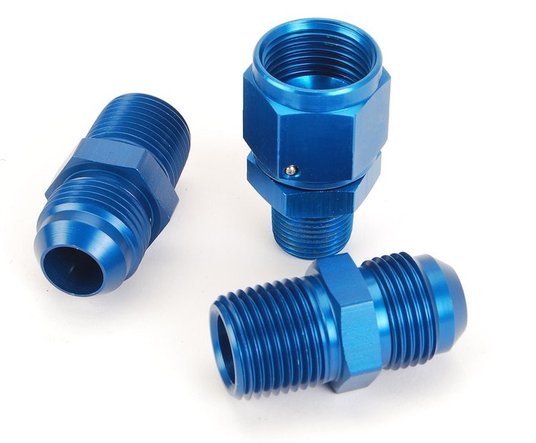 Fuel Filter Fitting Kit 2 x 1/2" NPT Port x -10AN Hose