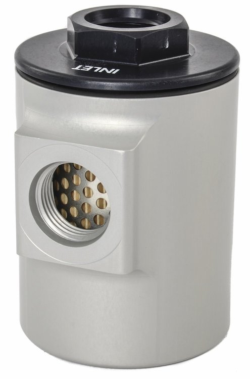 90° Fuel Filter Assembly -10AN Inlet/Outlet