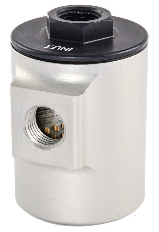 90° Fuel Filter Assembly 1/2" NPT Inlet/Outlet