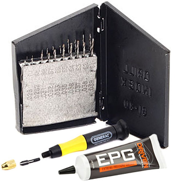 Small Pin Vise and Drill Bit Kit Includes: (1) Small (20 pc.) Drill Bit Set