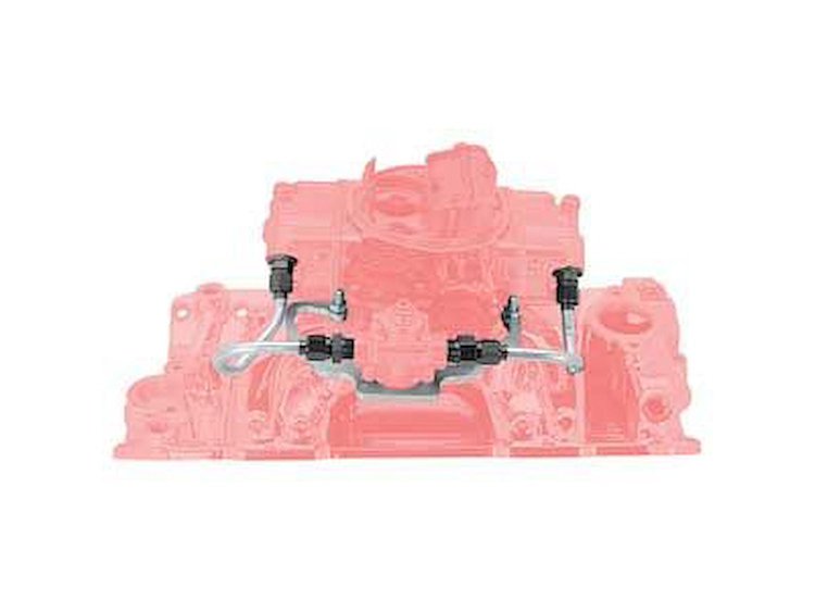 Regulator Mount with Hard Line For Road/Race Demon carburetors