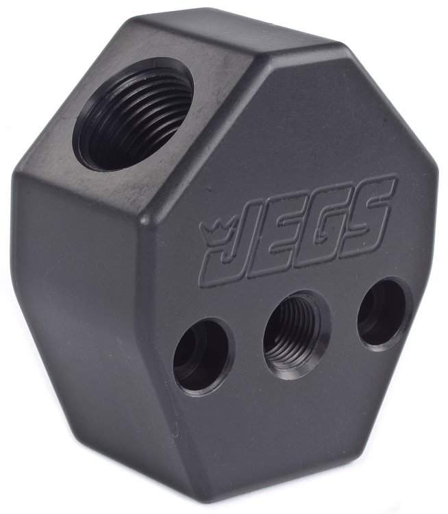Billet Aluminum Y-Block Black Anodized