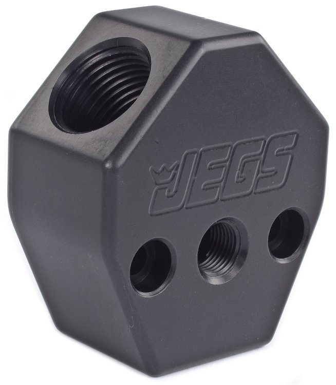 Billet Aluminum Y-Block Black Anodized