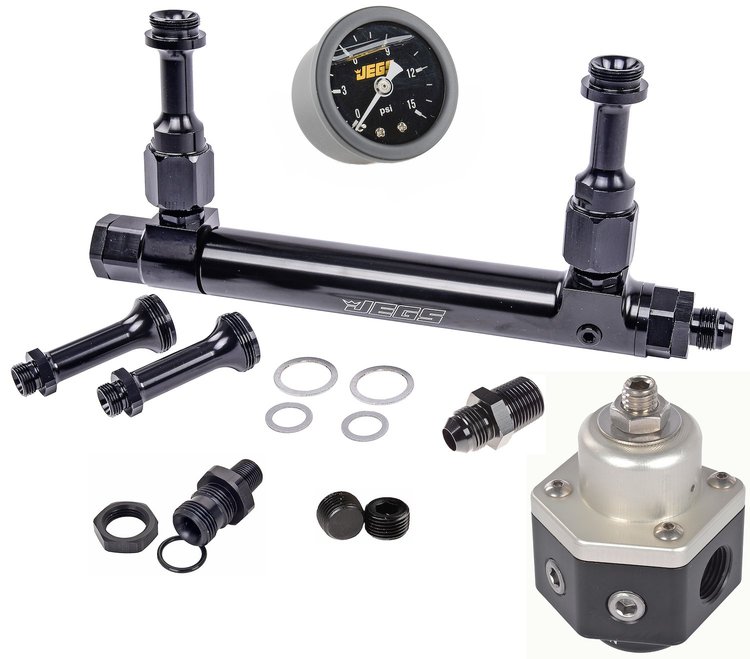 Adjustable Fuel Log & Regulator Kit