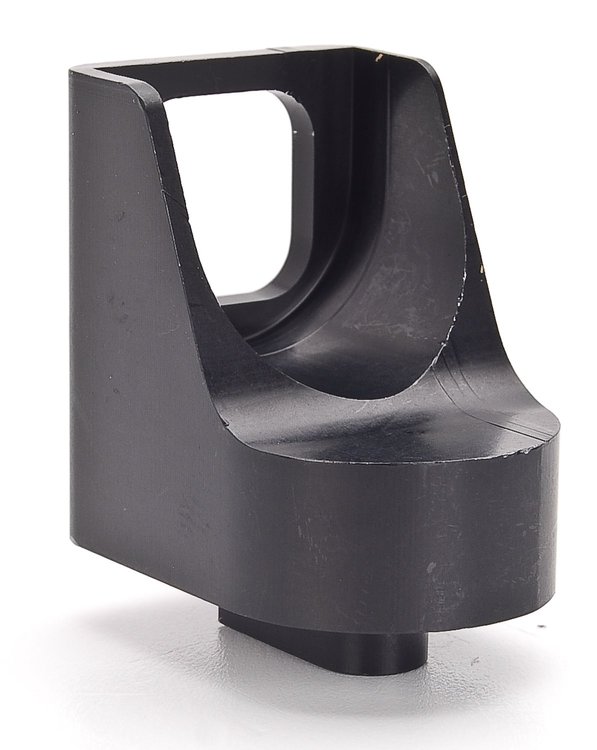 Black Anodized Throttle Cable Mount Fits JEGS Billet Aluminum Throttle Brackets