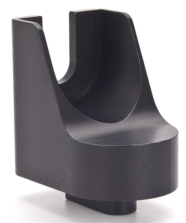 Black Anodized Throttle Cable Mount Fits JEGS Billet Aluminum Throttle Brackets