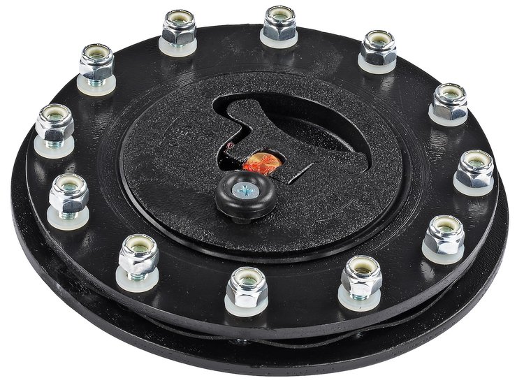 Flush Cap Assembly with Mounting Ring For 4 to 20 Gallon Fuel Cells