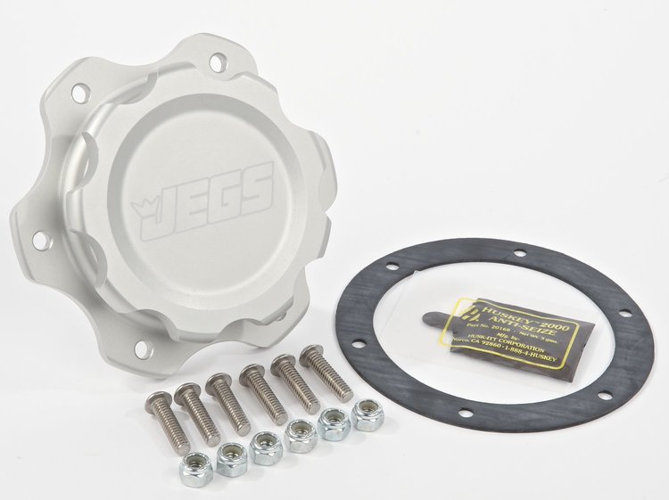 Satin Fuel Cell Cap with Bung 6-Bolt Bung
