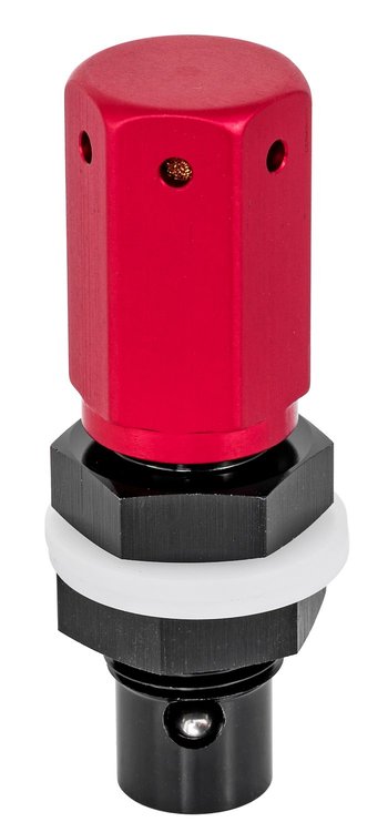Dragster Fuel Cell Rollover Vent Valve, -8 AN [Internal Mount]