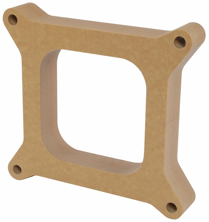 Wood Carburetor Spacer [4150 Open Holley Flange]