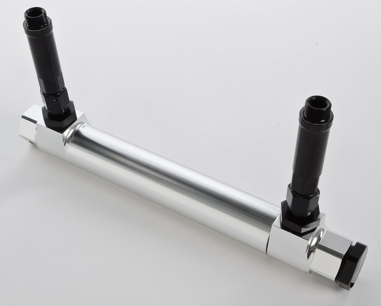 Billet Adjustable Fuel Log Barry Grant/Demon Dual Feed Carbs