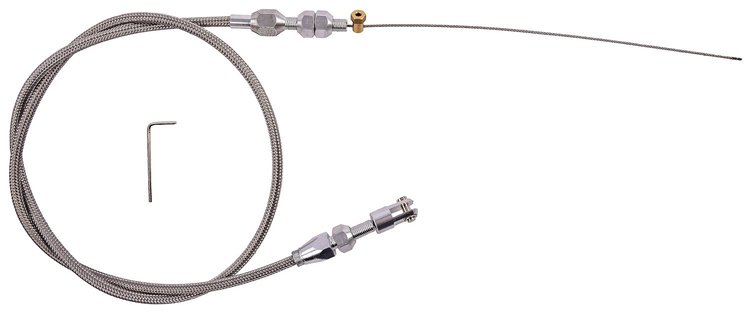 48 in. Universal EFI Throttle Cable [Stainless Steel]
