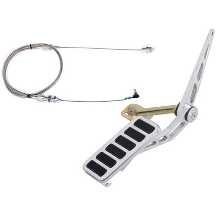 Billet Gas Pedal Assembly with 24 in. Throttle Cable