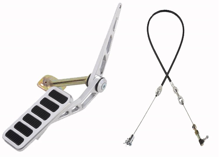 Billet Gas Pedal Assembly with 24 in. Throttle Cable