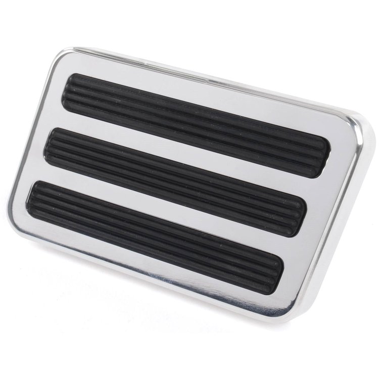 Universal Billet Brake Pedal Pad [Polished Aluminum]