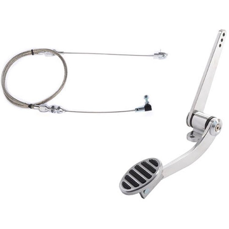 Billet Gas Pedal Assembly with 24 in. Throttle Cable