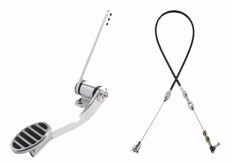 Billet Gas Pedal Assembly with 24 in. Throttle Cable
