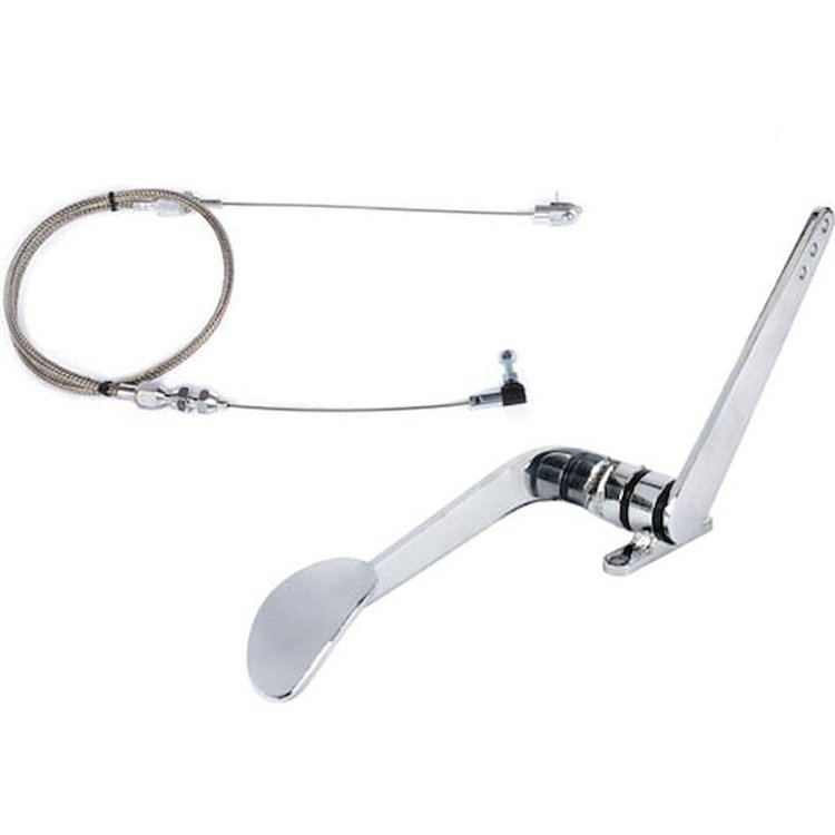 Billet Gas Pedal Assembly with 24 in. Throttle Cable