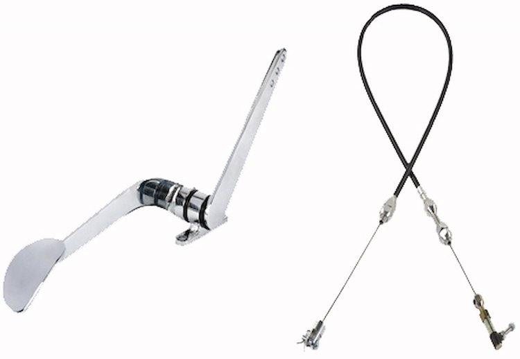 Billet Gas Pedal Assembly with 24 in. Throttle Cable