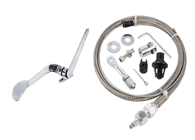 Billet Gas Pedal Assembly with 24 in. Throttle Cable