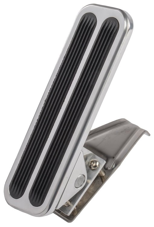 Billet Gas Pedal Assembly Rectangular [Polished Aluminum]