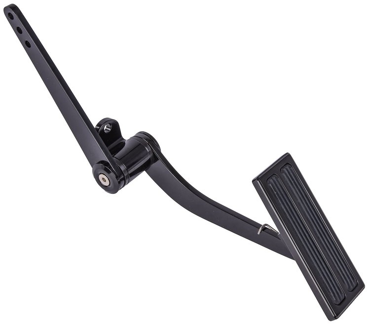 Billet Gas Pedal Assembly Rectangular [Black Finish]