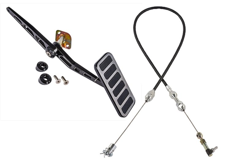 Pedal Assembly with 24 in. Throttle Cable [Black]
