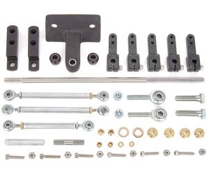 Tunnel Ram Linkage Kit For 2 x 4 Barrel Carbs
