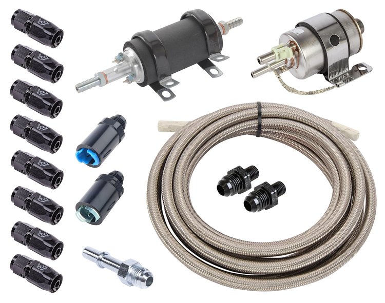 GM LS-Series Style Fuel System with Hi-Pressure Inline Fuel Pump