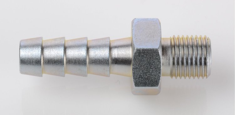 Fuel Pump Fitting 10mm x 1 to 5/16" Hose Barb