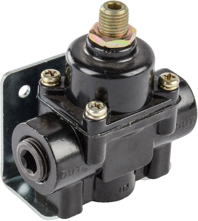 Fuel Pressure Regulator for Gasoline Applications [5 to 9 psi, Black Finish]