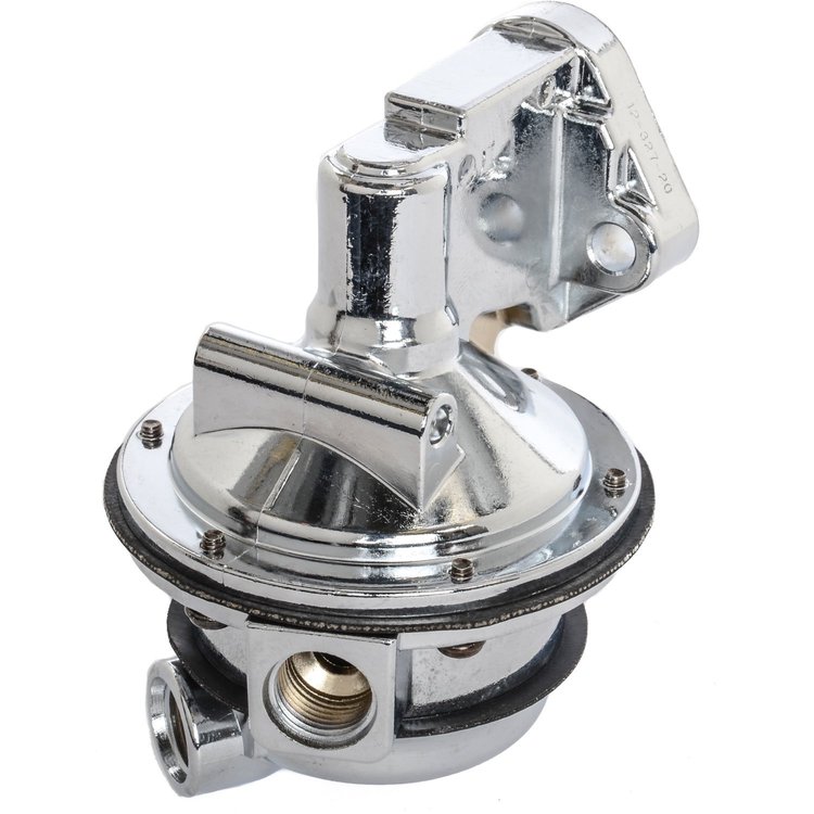 High-Flow Mechanical Fuel Pump Small Block Chevy 265-283-327-350-400 [170 gph, Chrome]