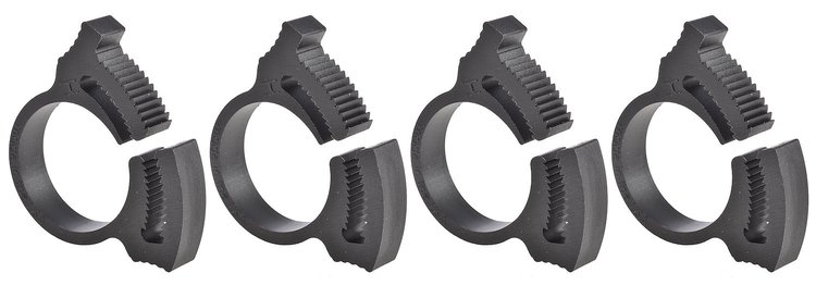 Snap Grip Nylon Hose Clamps 0.717" to 0.807"