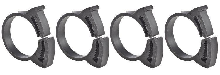 Snap Grip Nylon Hose Clamps 0.984" to 1.102"