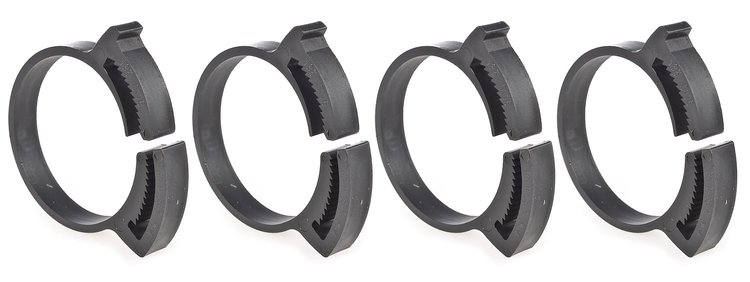 Snap Grip Nylon Hose Clamps 1.378" to 1.516"