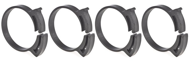 Snap Grip Nylon Hose Clamps 1.614" to 1.752"