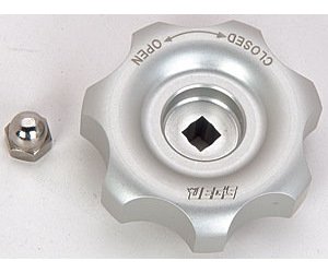 1/4" Billet Aluminum CO2 Bottle Knob Clear Anodized Finish