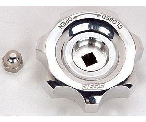 1/4" Billet Aluminum CO2 Bottle Knob Polished Finish