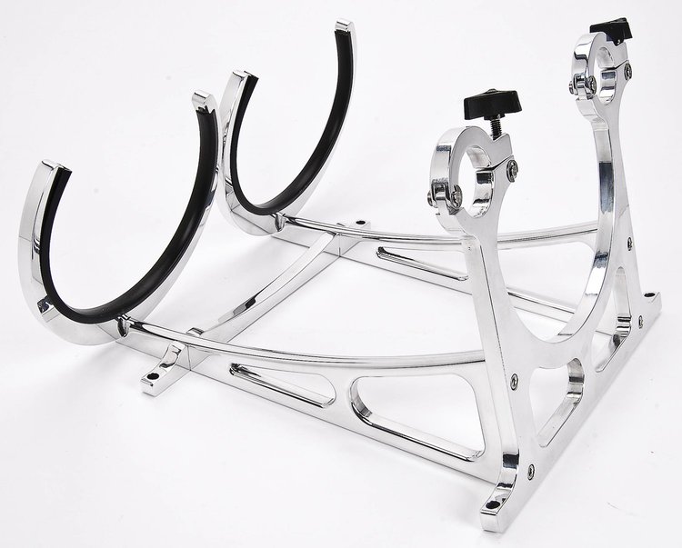 Dual Bottle Bracket Polished